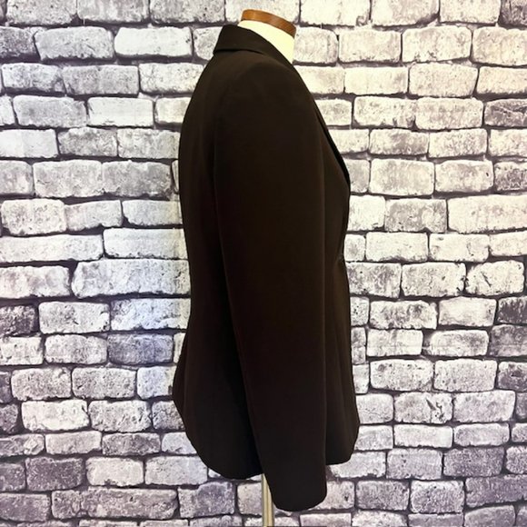 Le Suit Brown 2 Piece Tank & Matching Long Sleeve Jacket Size 8 - Picture 6 of 10